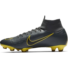 Nike Mercurial Superfly 6 Pro Fg M AH7368-070 nogometne cipele crno siva 1