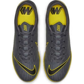 Nike Mercurial Vapor X 12 Academy Tf M AH7384-070 nogometne cipele siva crno 2