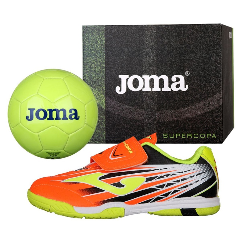 Unutarnje cipele Joma Super Copa Jr U SCJS.908.IN + Ball Gratis raznobojna raznobojna 1