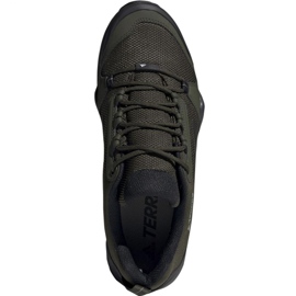 Cipele za planinarenje adidas Terrex AX3 M BC0526 zelena 1