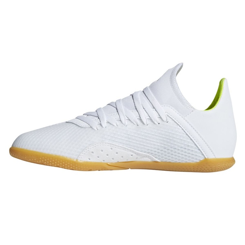Unutarnje cipele adidas X 18.3 U Jr BB9397 raznobojna bijela 1
