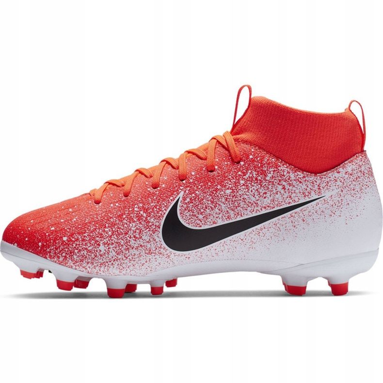 Nike Mercurial Superfly 6 Academy Mg Jr AH7337-801 nogometne cipele višebojan crvena 2