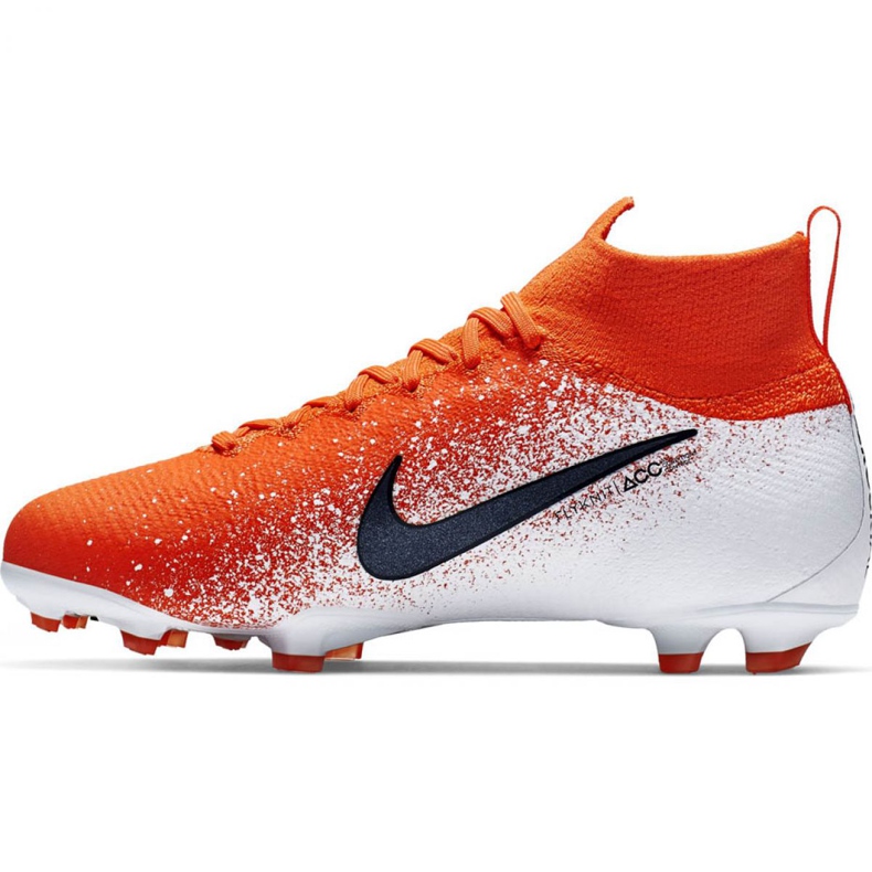Nike tenisice za nogomet Mercurial Superfly 6 Elite Fg Jr AH7340-801 raznobojna crvena 2