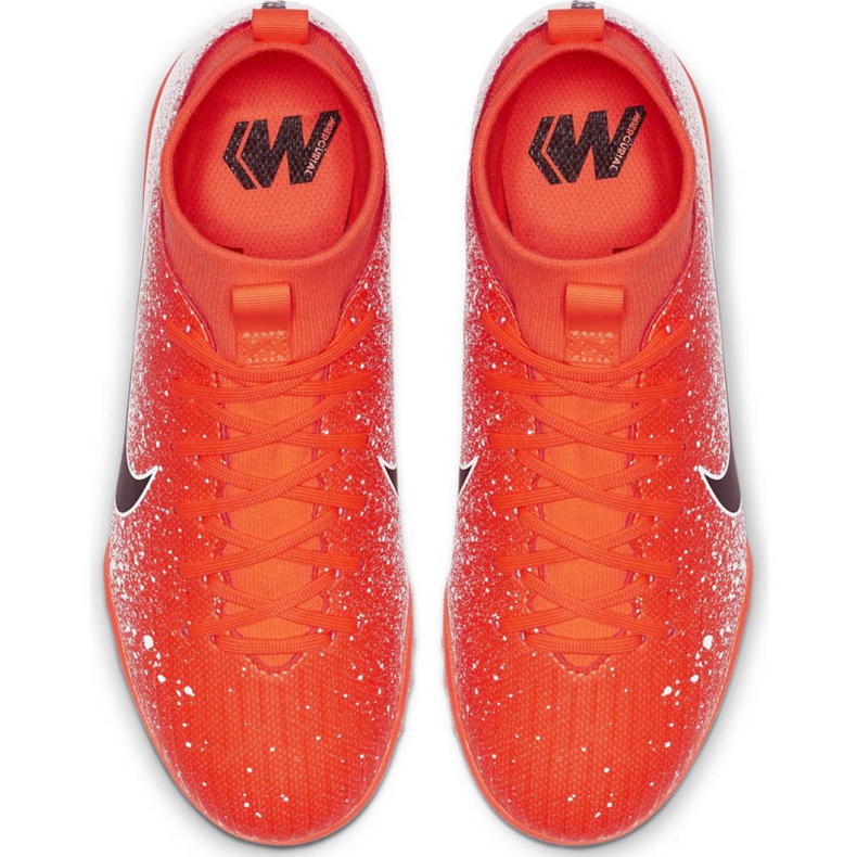 Nike Mercurial Superfly X 6 Academy Tf Jr AH7344-801 nogometne cipele raznobojna naranča 1