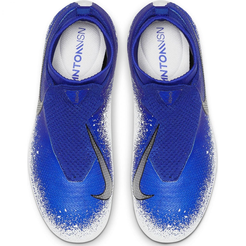 Nike Phantom Vsn Elite Df Mg Jr AO3289-410 nogometne cipele raznobojna plava 2