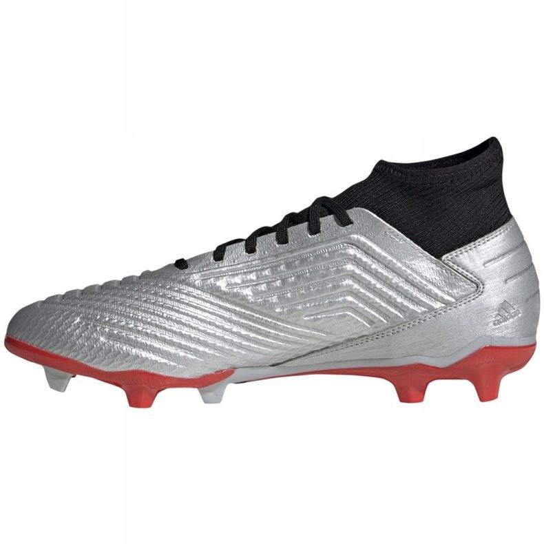 Adidas Predator 19.3 Fg M F35595 kopačke crvena srebro 1