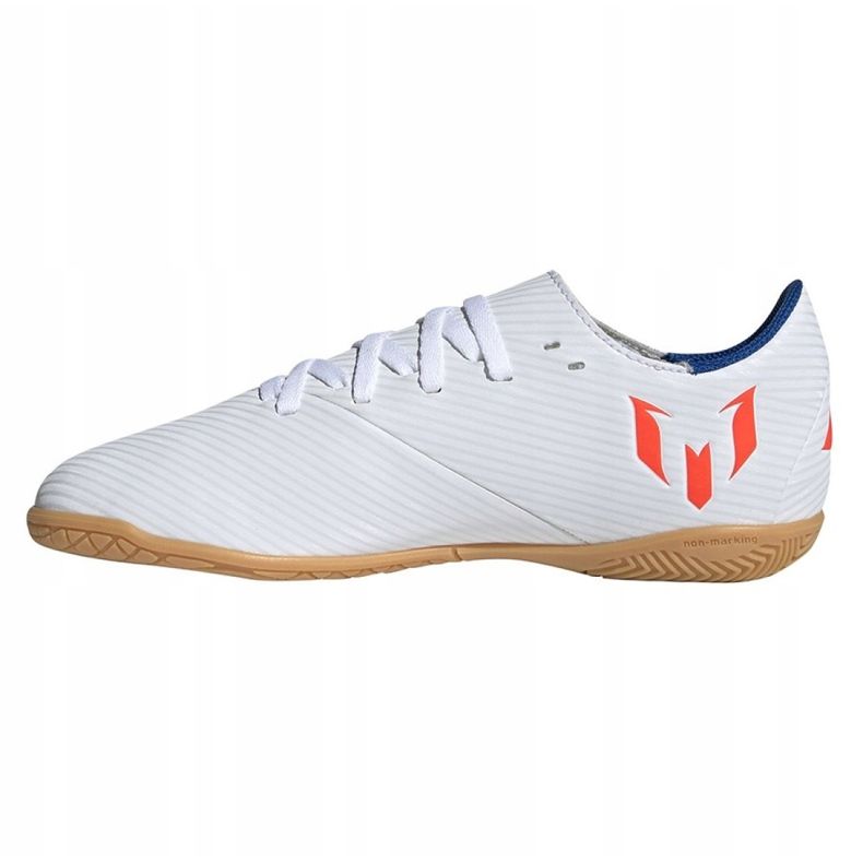 Unutarnje cipele adidas Nemeziz Messi 19.4 U Jr F99928 raznobojna bijela 1