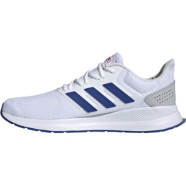 Patike za trčanje adidas Runfalcon M EF0148 bijela plava 1