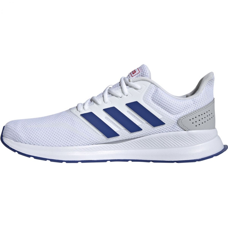Patike za trčanje adidas Runfalcon M EF0148 bijela plava 1
