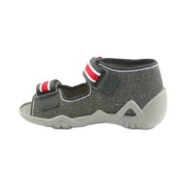 Dječje papuče Napa Befado 250P089 sive crvena siva 2