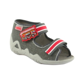Dječje papuče Napa Befado 250P089 sive crvena siva 1