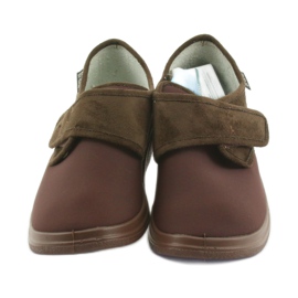 Befado 131M005 papuče za dijabetičare smeđa 3