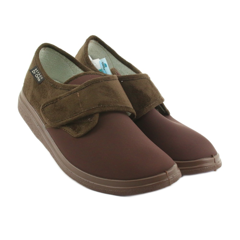 Befado 131M005 papuče za dijabetičare smeđa 4