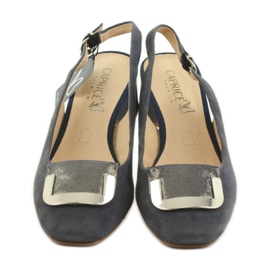 Ženske sandale Caprice s kopčom 29500 tamnoplava 3