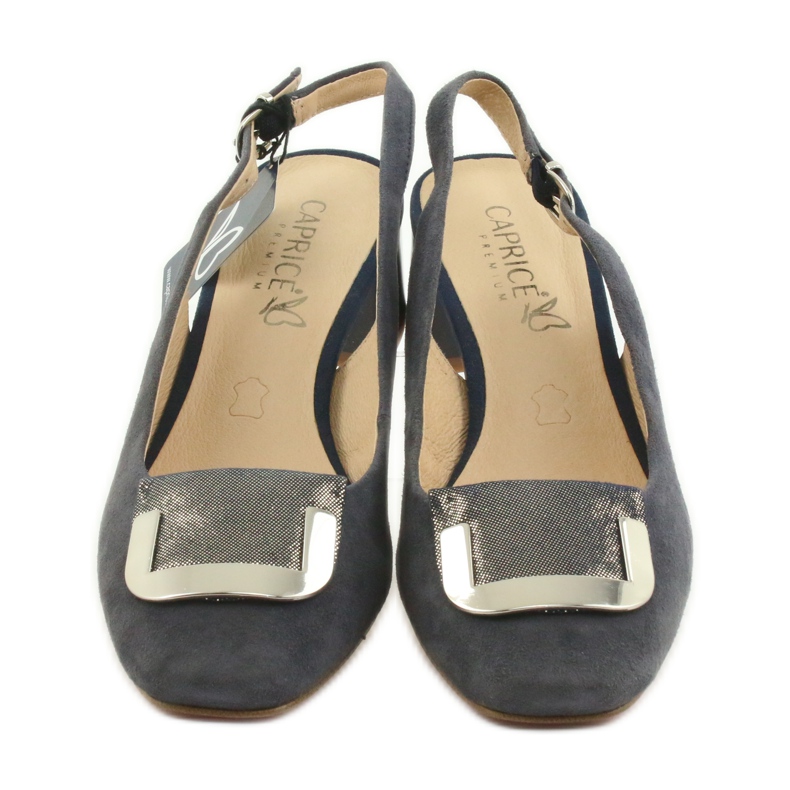 Ženske sandale Caprice s kopčom 29500 tamnoplava 3