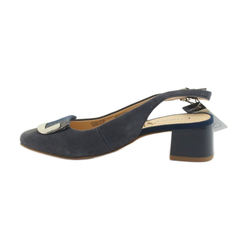 Ženske sandale Caprice s kopčom 29500 tamnoplava 2