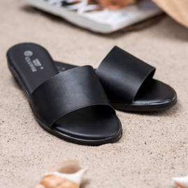 Clowse Klasične crne papuče crna 1