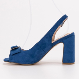 SHELOVET Sandale na šanku plava 1