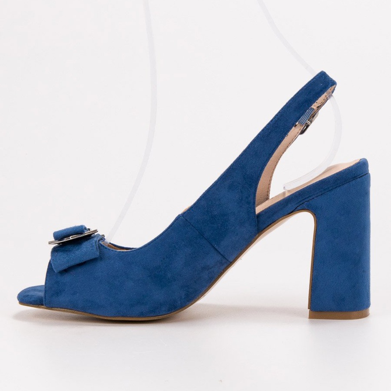 SHELOVET Sandale na šanku plava 1