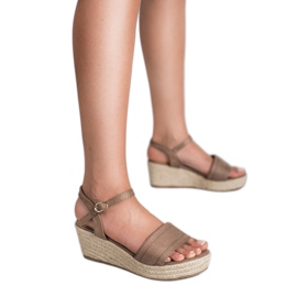 Vices Sandale na platformi smeđa 2