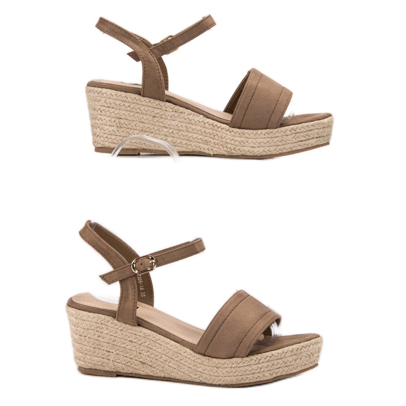 Vices Sandale na platformi smeđa 1