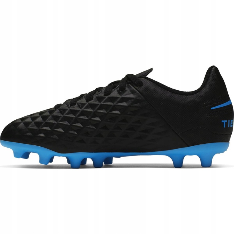 Nike Tiempo Legend 8 Club FG / MG Jr AT5881-004 nogometne cipele crno crno 2