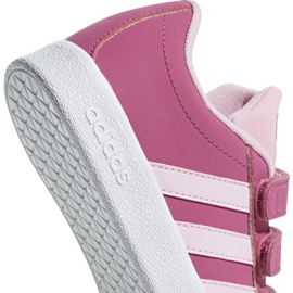 Adidas Vl Court 2.0 Cmf C ružičaste cipele Jr F36394 ružičasta 4