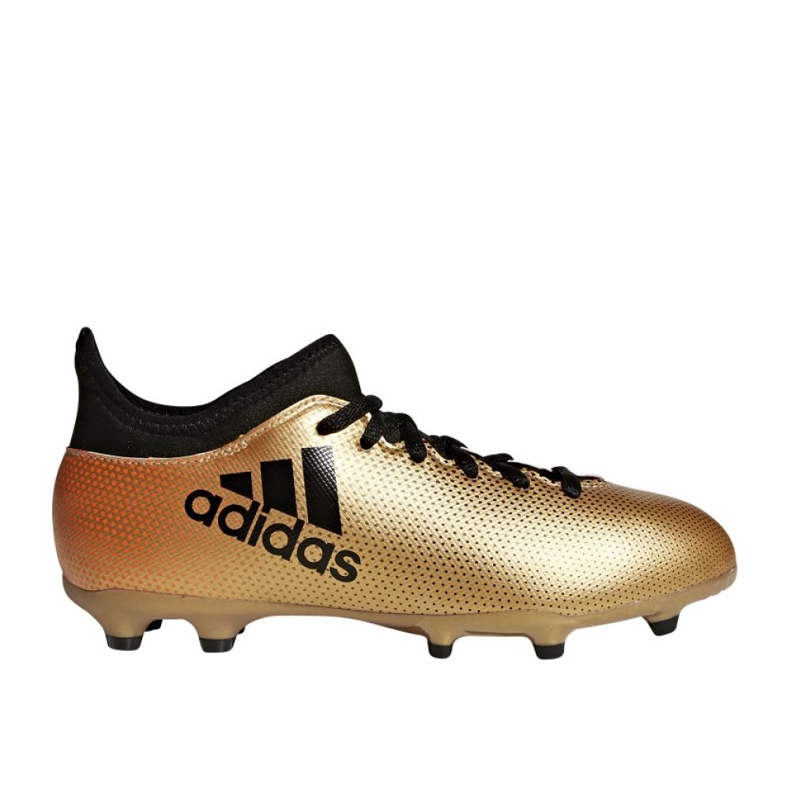 Adidas X 17.3 Fg Jr CP8990 kopačke bijelo, zlatno zlatni 1