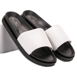 Clowse Ženske bijele papuče bijela 1