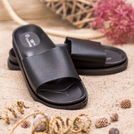 Clowse Crne ženske papuče crna 2