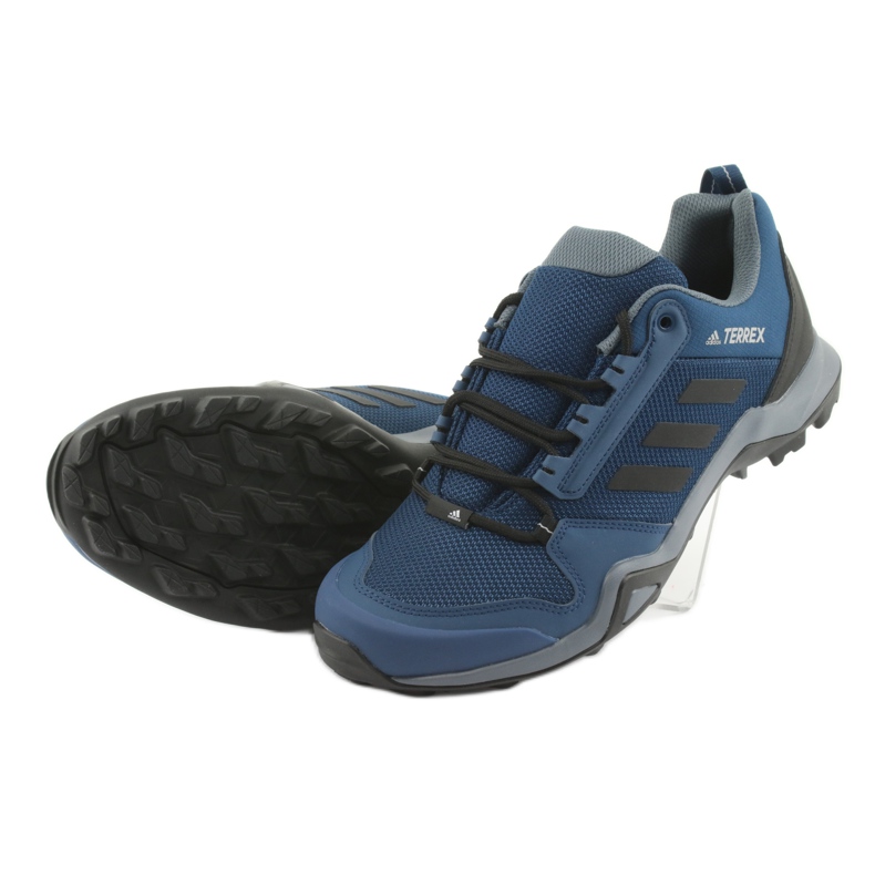 Cipele za planinarenje adidas Terrex AX3 M BC0527 crno mornarsko plava siva 4