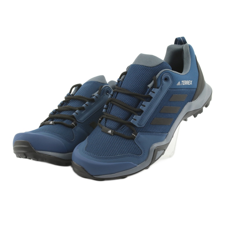 Cipele za planinarenje adidas Terrex AX3 M BC0527 crna tamnoplava siva 2