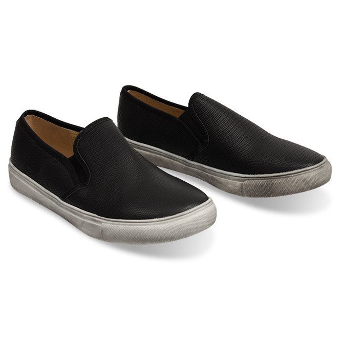 Tenisice koje se navlače Slip On 2207 Black crna 1