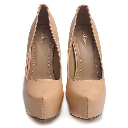 Lakirane igle na LE107 bež platformi 1