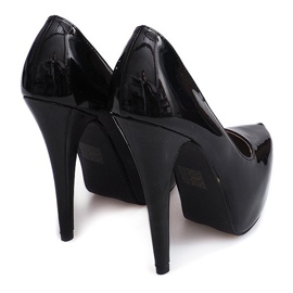 Lakirane igle na LE107 Black platformi crna 1