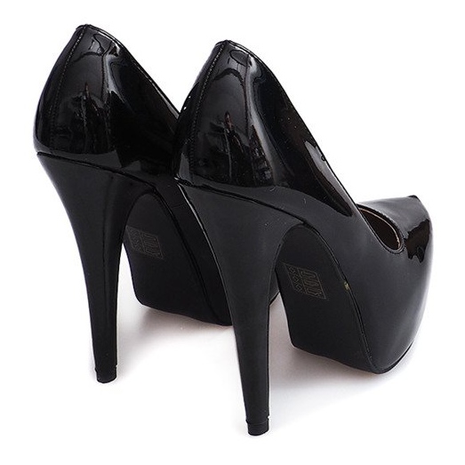 Lakirane igle na LE107 Black platformi crna 1