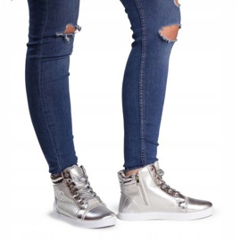 Tenisice Visoke tenisice R17 Srebrna siva 2