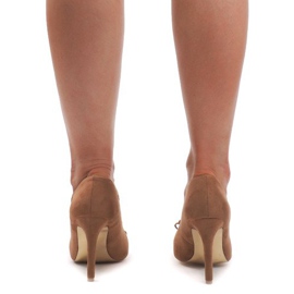 Suede visoke potpetice TR-3H432-4 Camel smeđa 1