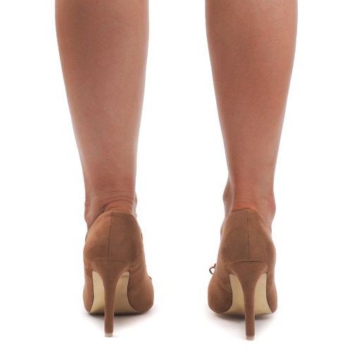 Suede visoke potpetice TR-3H432-4 Camel smeđa 1