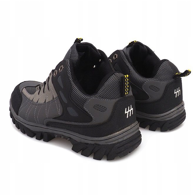 Sive muške treking cipele M317 crna siva višebojan 2