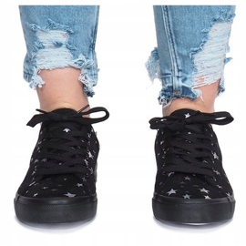 Crne tenisice sa zvijezdama Bretanje crno 1