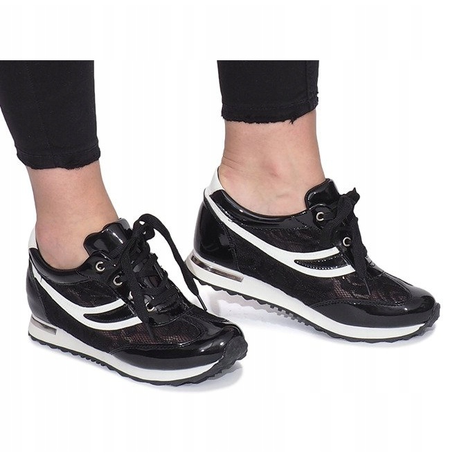 Crne ažurne Mont Blanc tenisice crna 1