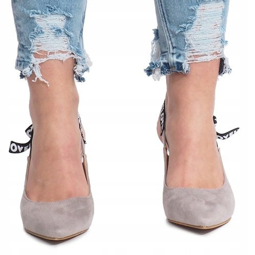 Sive sandale na visoke potpetice iz Love Paris siva 2