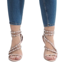 Ružičaste potpetice LE042P višebojan ružičasta 2