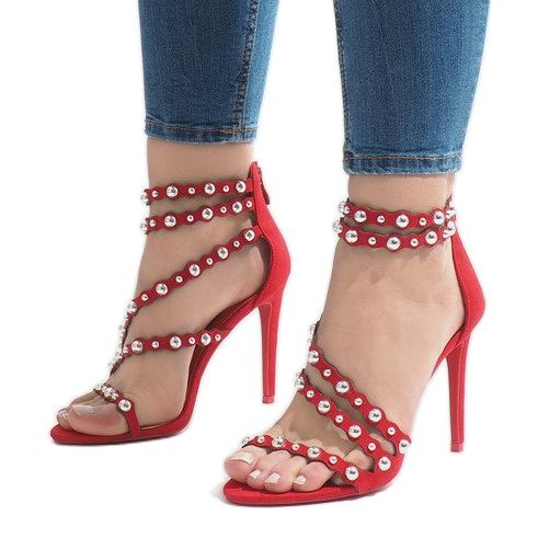 LE042P crvene nepokrivene štikle crvena 1