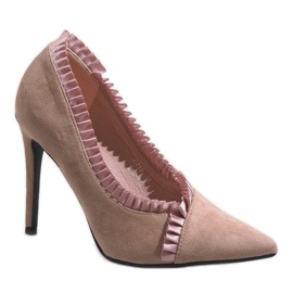 Ružičaste klasične štikle C72P ružičasta 1