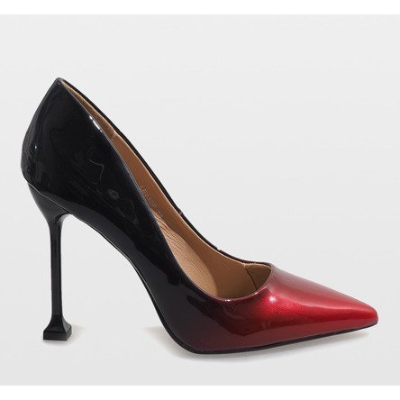 Crvene lakirane potpetice LE030P crvena 2