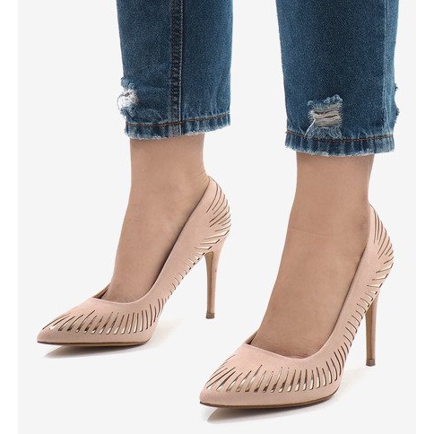 Ružičaste štikle od antilopa HYD-A16 ružičasta 1