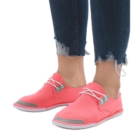 Ružičaste tenisice s klizanjem 288-86 od lycra višebojan 1