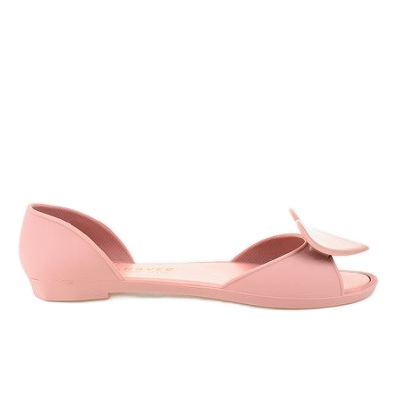 Gumene balerinke ružičaste boje melise sa srcem KM121-24 ružičasta 1